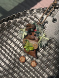 Green Butterfly PeaPod Bag Charm | Handmade Whimsical Accessory