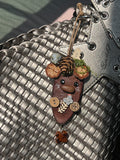 Forest Bear PeaPod Bag Charm | Handmade Woodland Accessory
