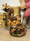 Woodland Secret Garden PeaPod Doll | Handmade Double-Sided Art Doll