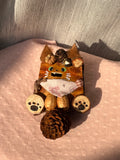 Little Fox PeaPod Doll | Handmade Woodland Bag Charm