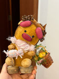 Sweet Woodland PeaPod Doll | Handmade Double-Sided Art Doll