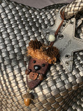 Little Bear PeaPod Bag Charm | Handmade Woodland Accessory