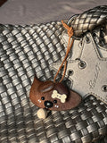 Puppy Bone PeaPod Bag Charm | Handmade Cute Accessory