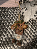 Butterfly Fawn PeaPod Bag Charm | Handmade Woodland Accessory