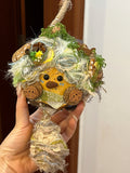 Woodland Tassel PeaPod Doll | Handmade Forest Hanging Charm